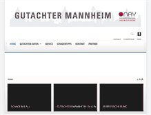 Tablet Screenshot of gutachter-mannheim.de